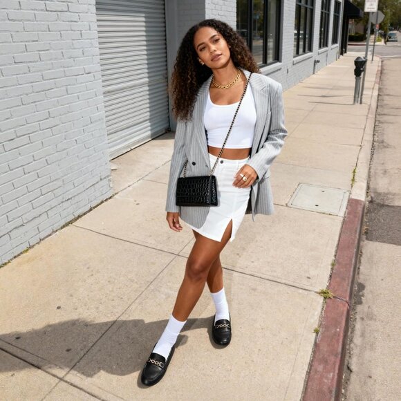 Dream Pairs Women Black-pu Faux Suede Arch Support Slip On Flat Loafers - Picture 2 of 9